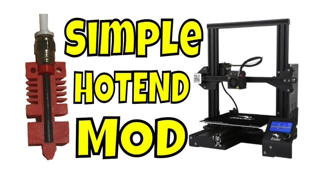 como corrigir o hotend da impressora 3d creality ender 3 e cr 10