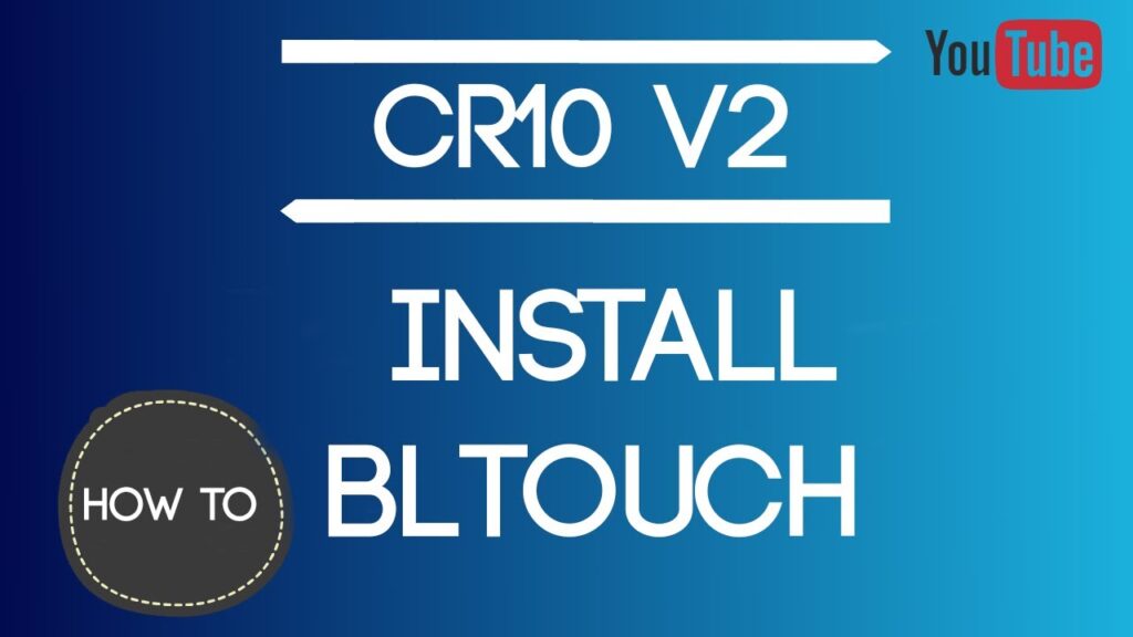 instalacao sensor bltouch creality cr10v2