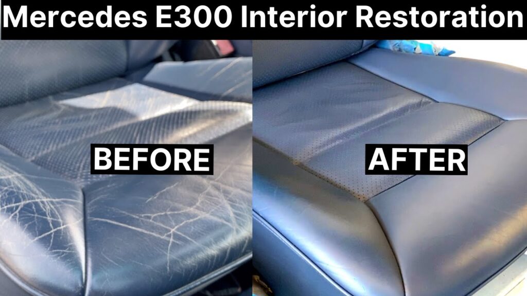 reparacao interior couro mercedes e300