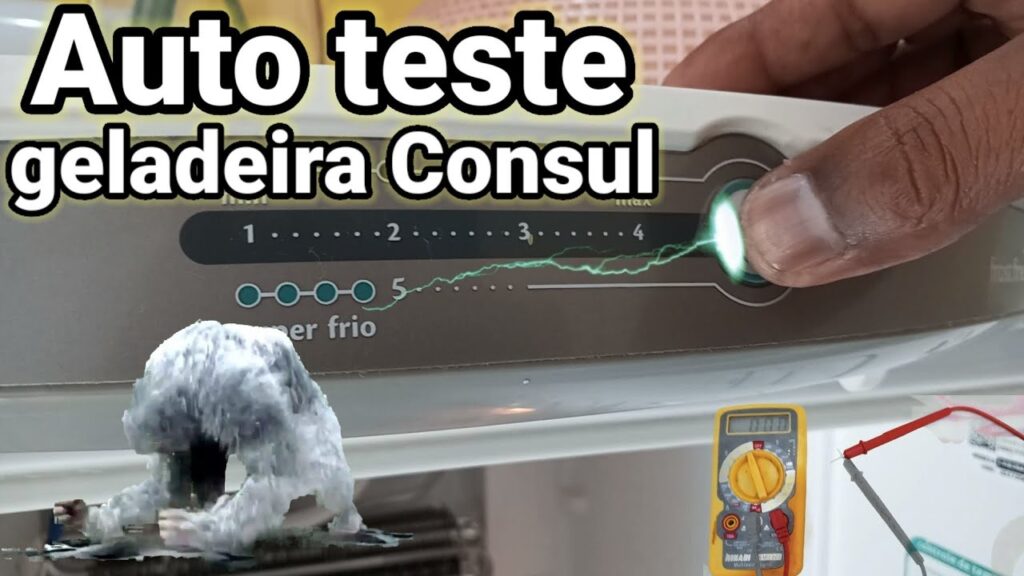 auto teste geladeira consul frost free passo a passo