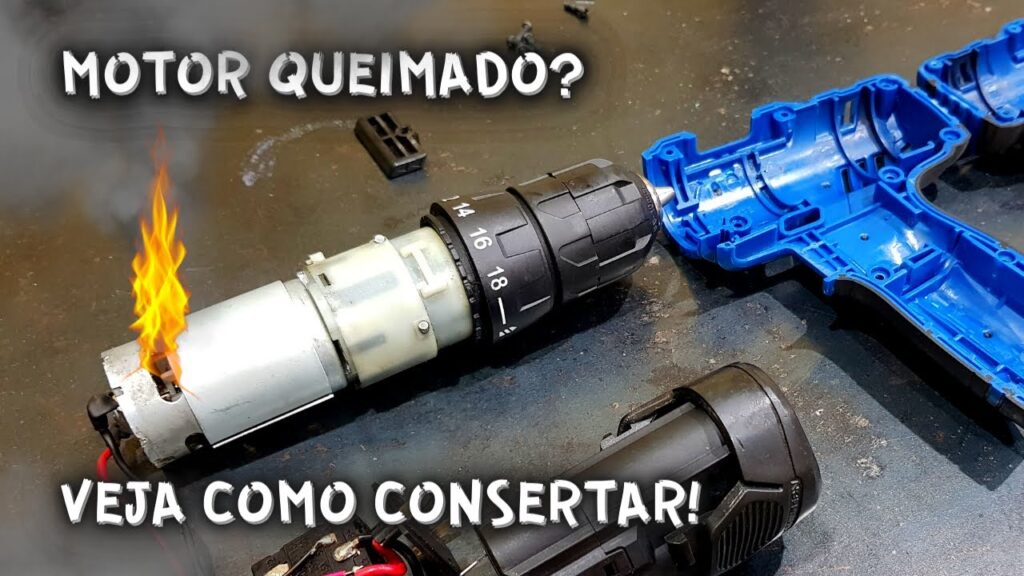 como arrumar parafusadeira queimada f12