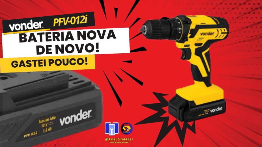 como consertar bateria parafusadeira vonder pfv 012i passoa a passo