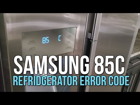 como corrigir erro 85c refrigerador samsung