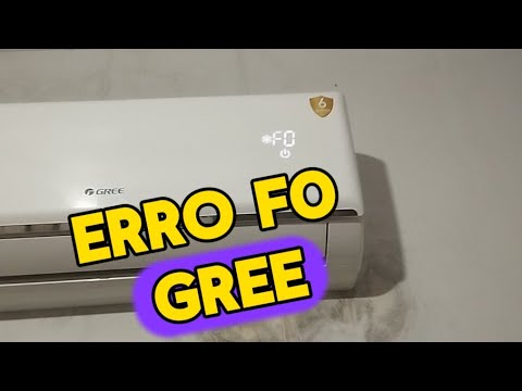 como resolver codigo erro f0 ar condicionado split gree wall