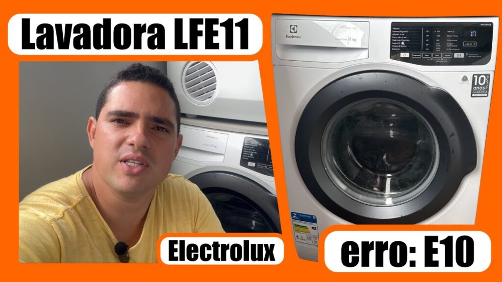 como resolver erro e10 lavadora electrolux lfe11
