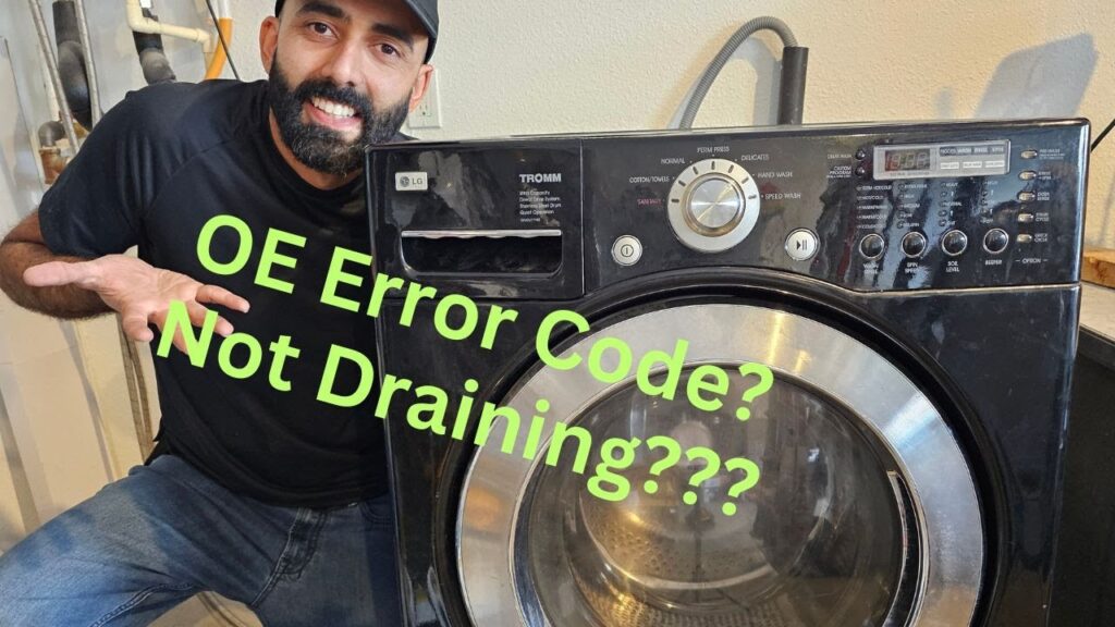 conserto lavadora lg nao drena agua codigo erro oe