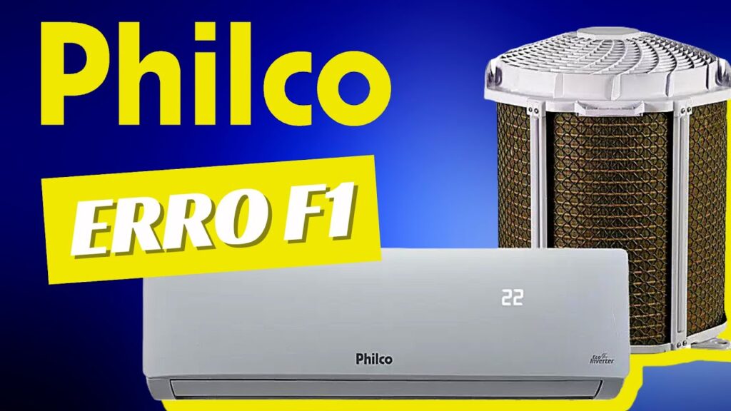 diagnostico corrigir erro f1 ar condicionado philco