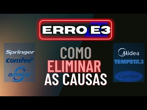 diagnostico reparo erro e3 springer midea