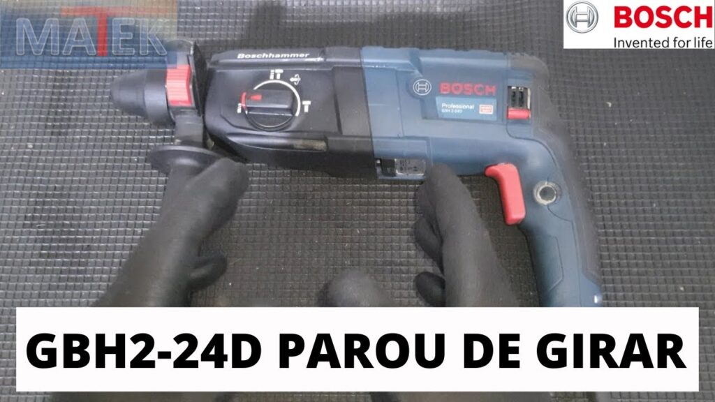 guia desmontagem reparacao martelete bosch gbh2 24d nao esta furando