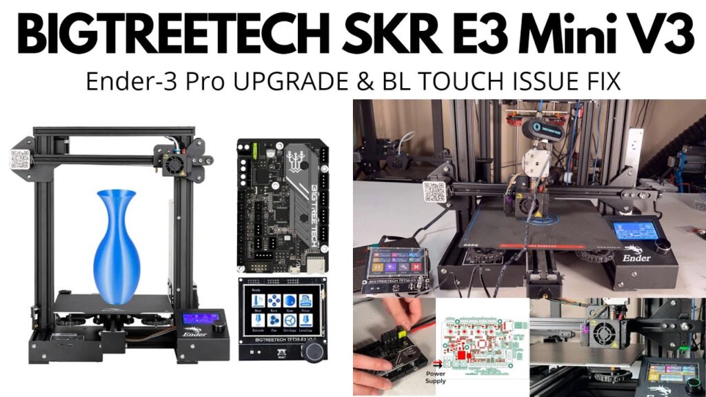 guia upgrade skr mini e3 ender 3 pro bltouch