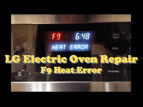 reparo erro calor lg forno eletrico f9 f09