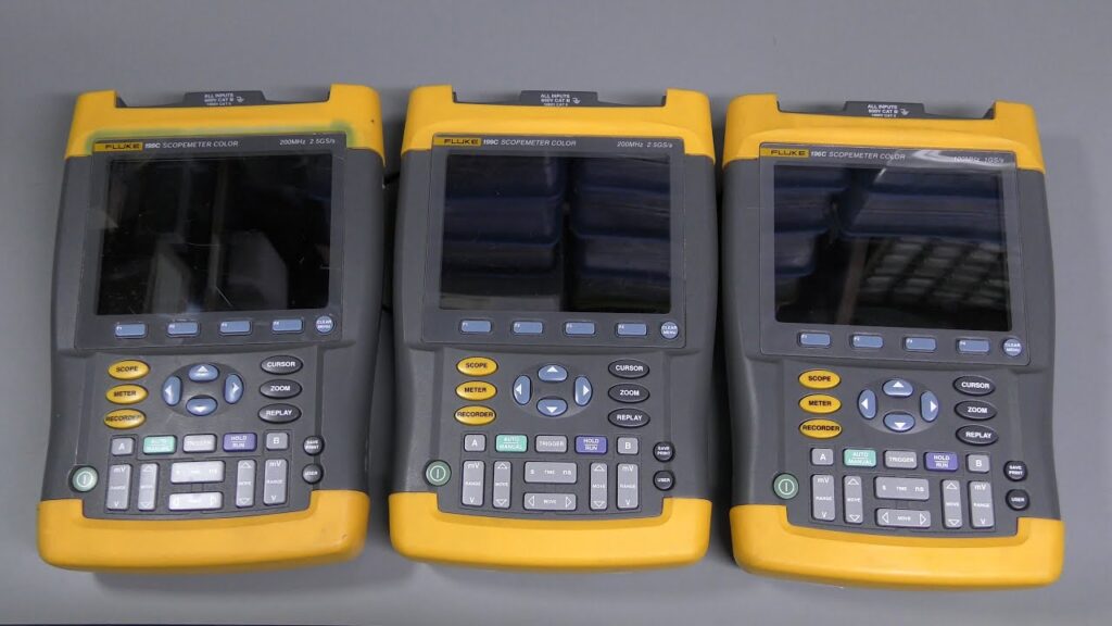 reparo profissional osciloscopio fluke 199c