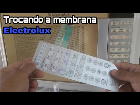 trocar membrana painel microondas electrolux mef 41