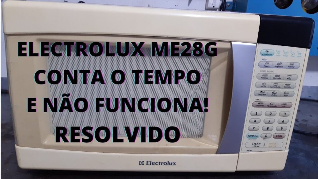 microondas electrolux me28g conta tempo nao funciona